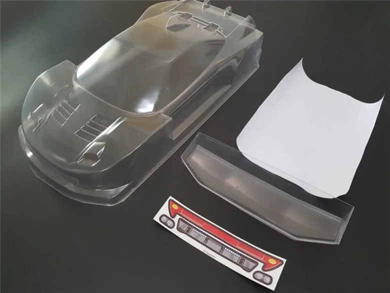 Team C TB826 1/8 на дороге прозрачный корпус с наклейкой для HSP HIP Tamiya Автомобильная