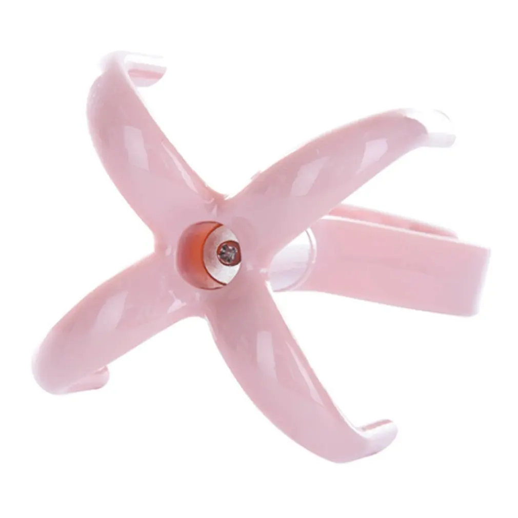 Многофункциональная пластиковая вешалка 4 крючка для хранения вращающаяся