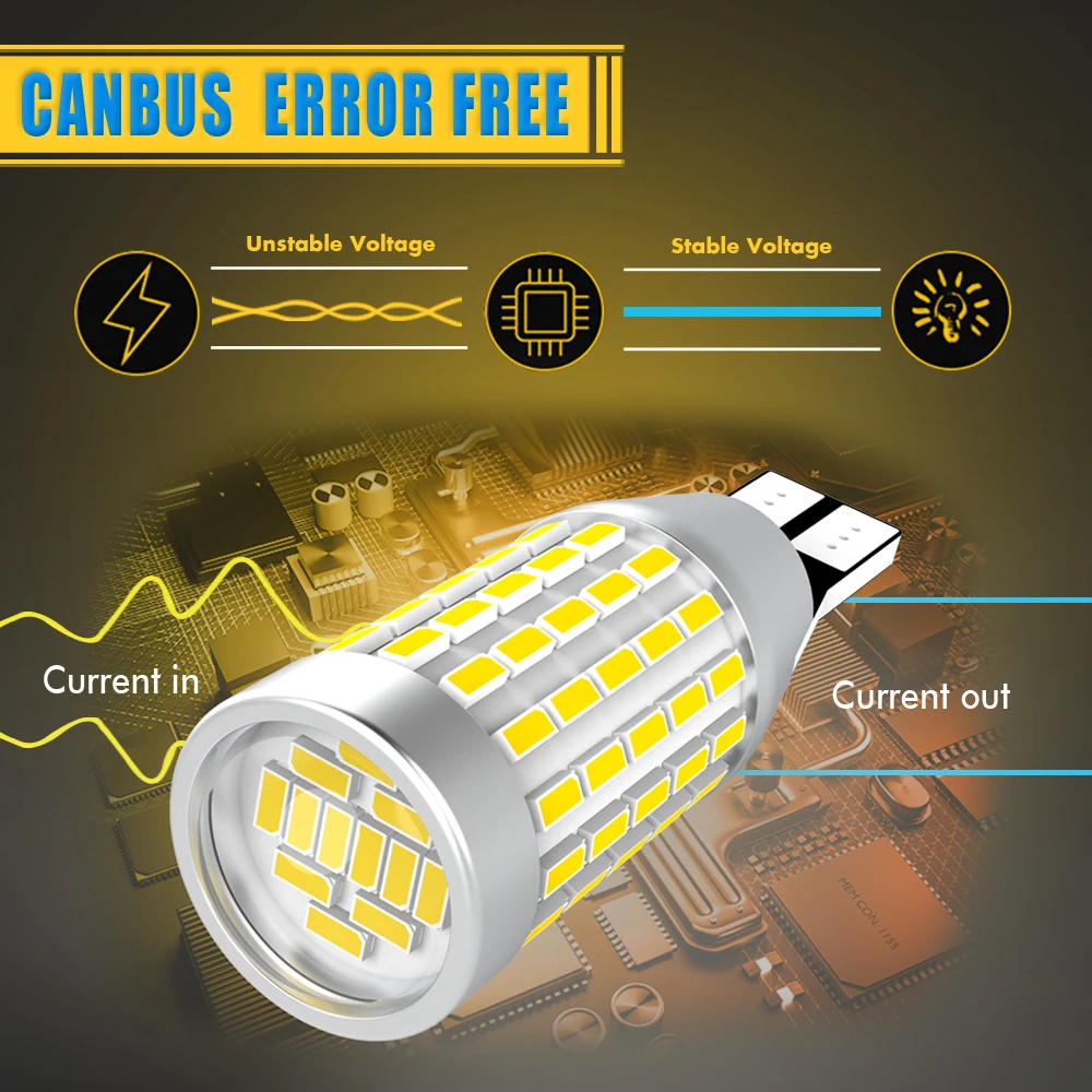 2x W16W T15 светодиодный Canbus Error Free огни автомобиля Обратный лампа для Ford Fiesta Fusion Focus