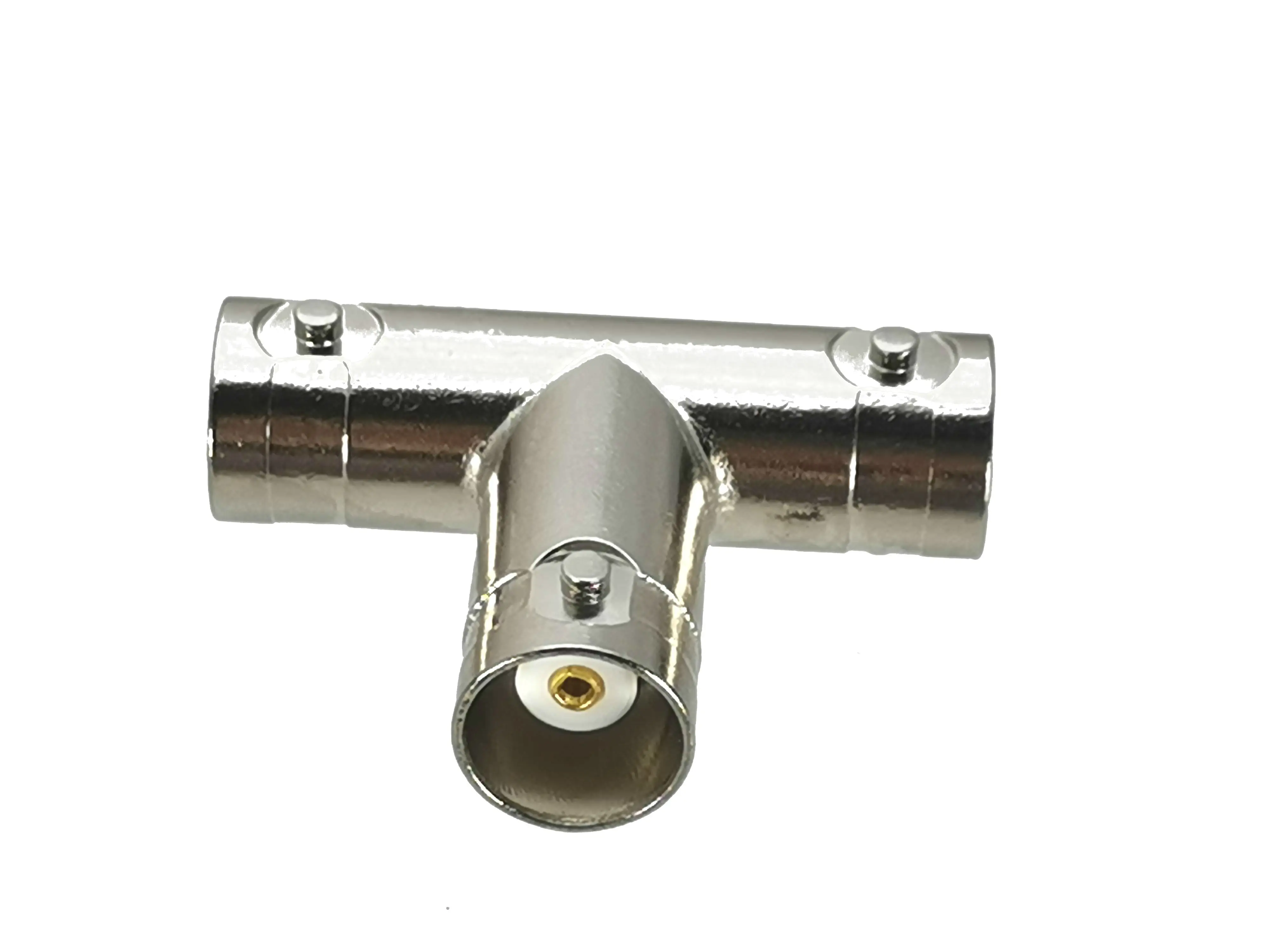 1 шт. BNC Female to two triple T in series коннектор RF Adapter 3 way | Строительство и ремонт