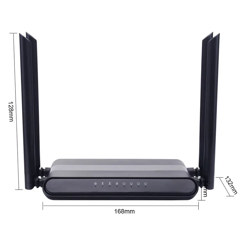 1200mbps Wifi Router Dual Band Gigabit Wireless Internet Router Ac1200 High Speed Router With Usb 2.0&Sd Card For Home