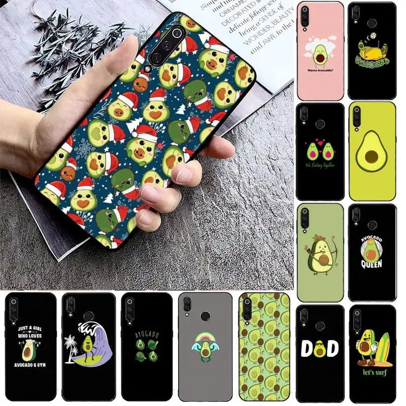 

YNDFCNB Cartoon Fruit Avocado Phone Case For Xiaomi max3 mi 9 se mi8 F1 9SE 10 lite F1 Back Coque