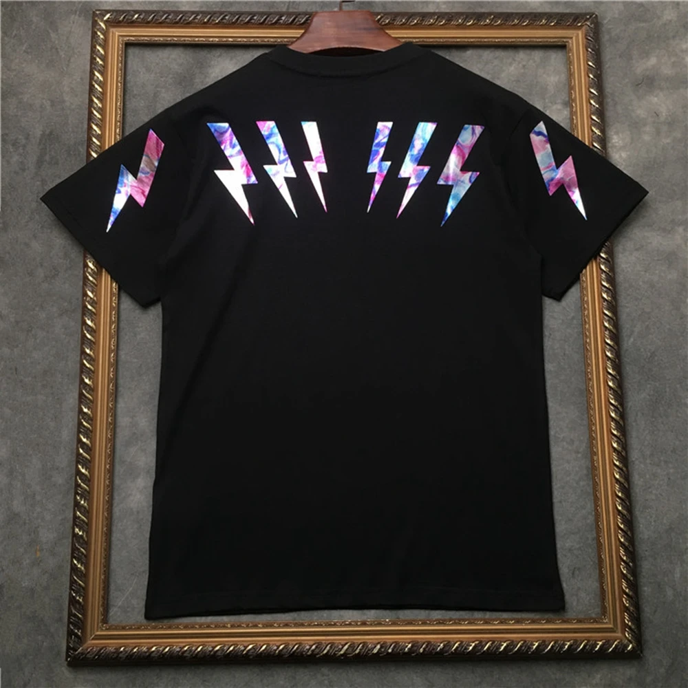 Marcelo barrett Для мужчин футболка с короткими рукавами и принтом Nishimatsu 3-х м