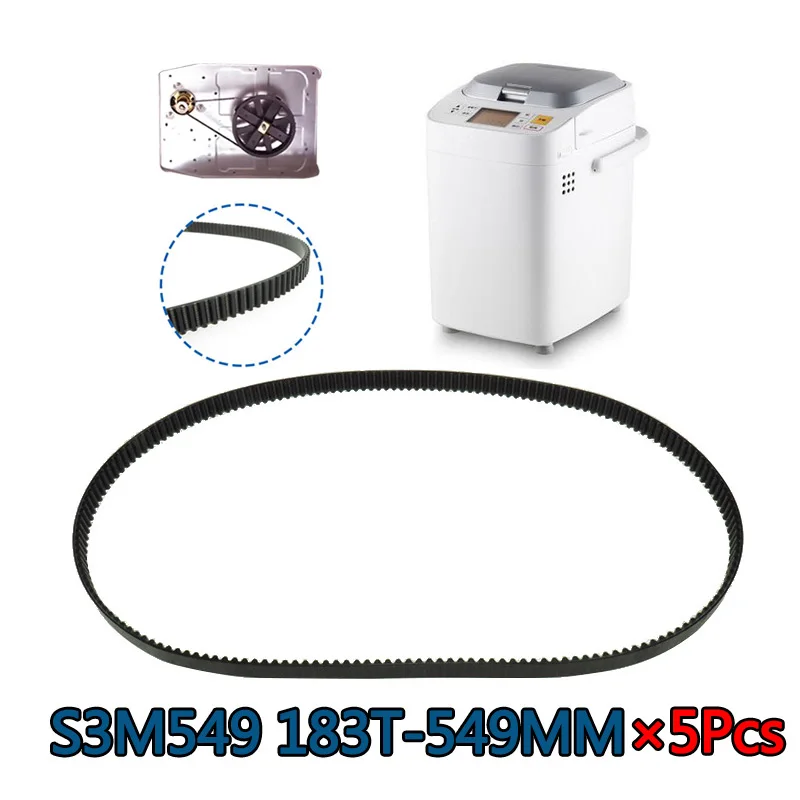 5 шт. S3M549 183T Ремень для хлебопечки запасные части для Gorenje 292223 BM900 BM900ND BM900ND-UR кухонная техника запчасти для хлебопечки