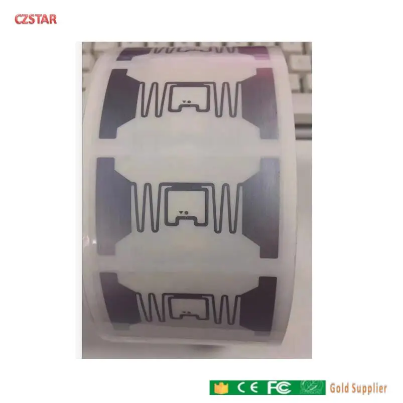 U8 большой диапазон uhf rfid-метка клейкая этикетка epc gen2 с влажной инкрустацией