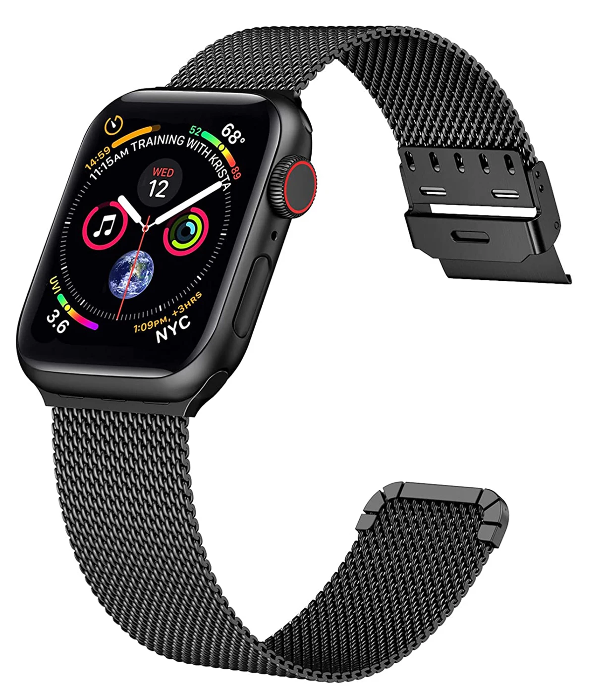 Ремешок для Apple watch band 44 мм 40 45 41 металлический браслет из нержавеющей стали iWatch Watch