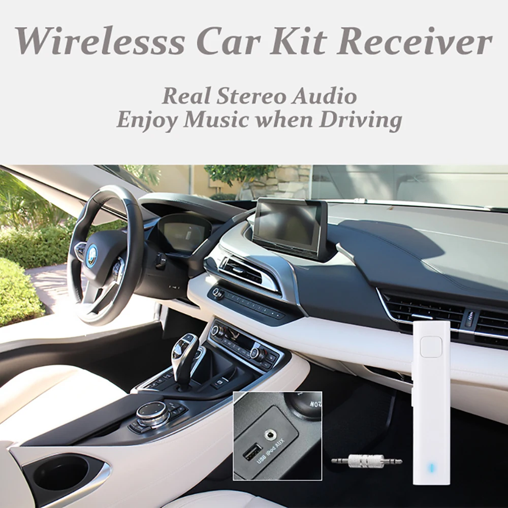 Bluetooth-приемник с переводным штекером 3 5 мм стерео аудио беспроводной адаптер