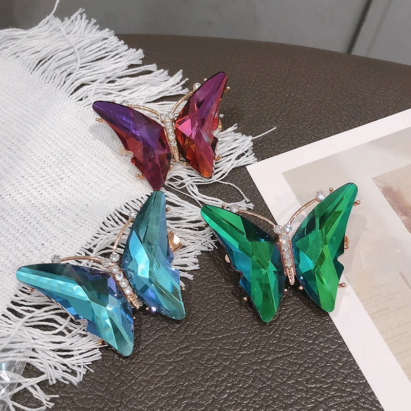 

2021 New Girls Colorful Dream Butterfly Cartoon Hairpin Children Fashion Hair Clips For Hair Barrettes Headband Hair Accessories
