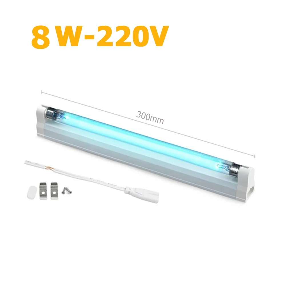 

6/10W UV Germicidal Lamp Kill Dust Mite Sterilizer Hospital Disinfection Light Kitchen Bedroom Hospital 110V 220V