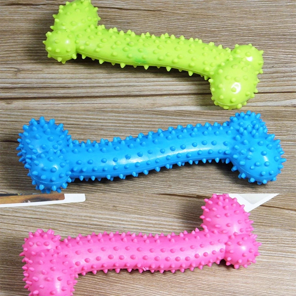 

Durable Dog Chews Toy Dog Toothbrush Stick Soft Rubber Tooth Cleaning Point Massage Small Dog Toothpaste Pet Toothbrush Molar