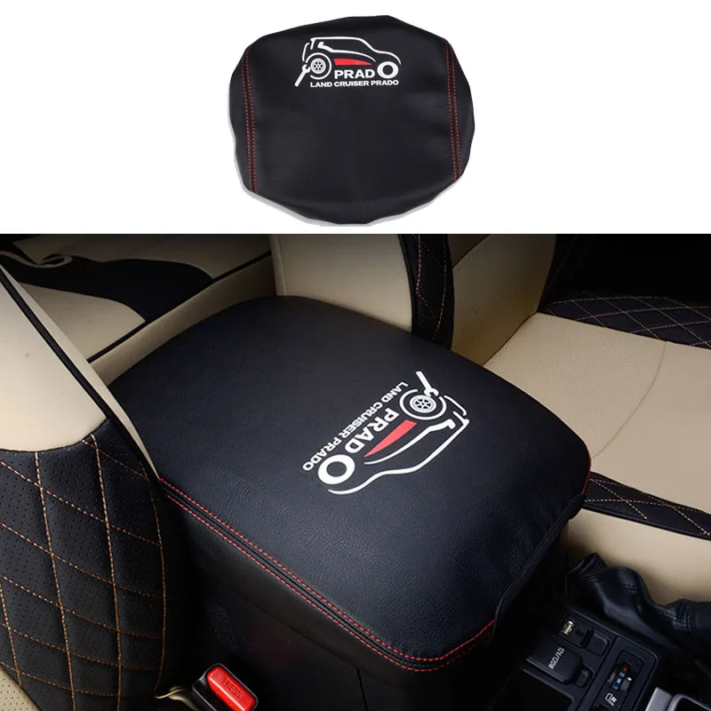 PVC Armrest Storage Box Cover Glove For Prado 2010-2020 | Автомобили и мотоциклы