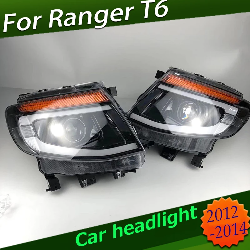 Автомобильные передние светодиодные фары указатели поворота для FORD RANGER T6 2012 2013