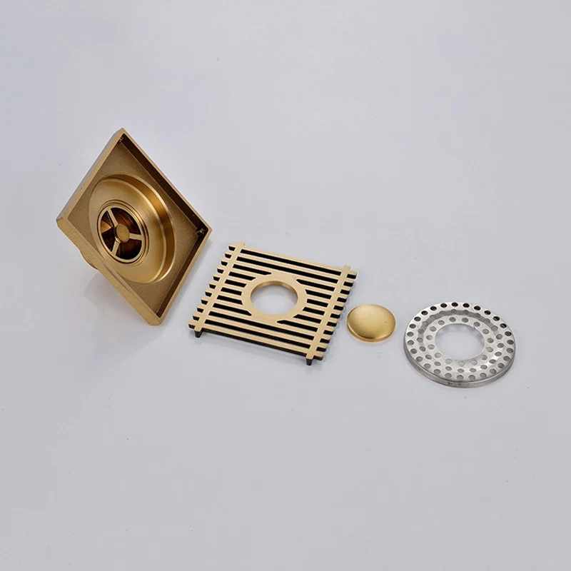 Слив для стиральной машины ванной комнаты золотой сточных вод барьер волос