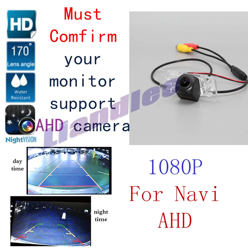 

For Audi A4 A4L S4 RS4 2013~2015 Car Rear Camera Big CCD Night View Backup Reverse AHD Vision 1080 720 RCA WaterPoof CAM