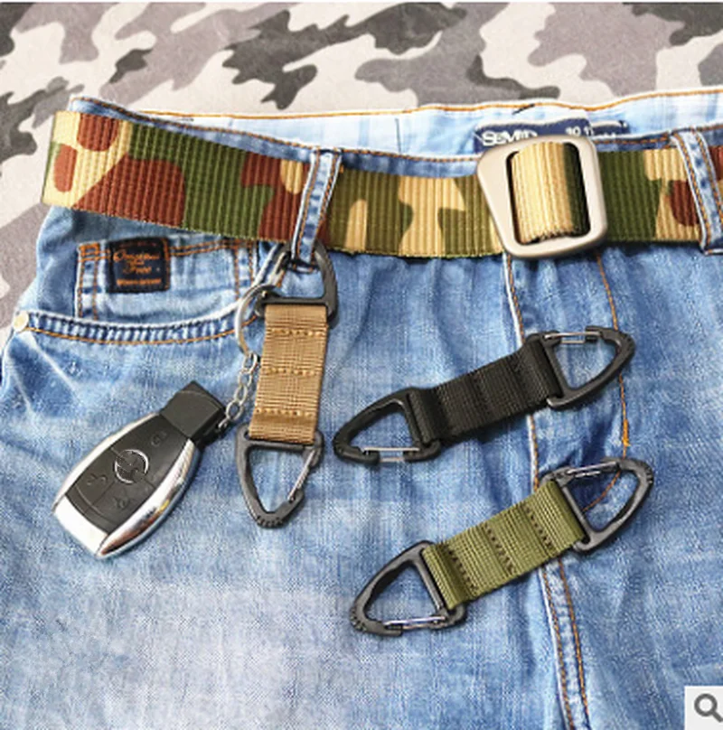 Уличный Зажим для ремня карабин скалолазания пряжка тактического рюкзака сумки