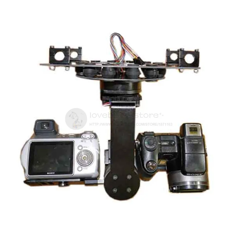 

DIY L69D universal 2-axis / 3-axis Dual lens gimbal finished goods for DIY FPV Aerial drone mirrorless digital camera