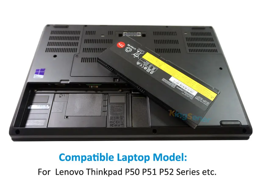 Фото Аккумулятор KingSener для ноутбука LENOVO Thinkpad P50 P51 P52 00NY490 00NY491 00NY492 SB10H45075 SB10H45076 SB10H45077 SB10H45078 №4