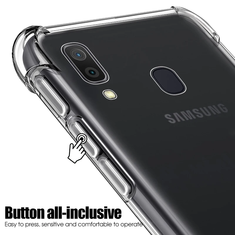 Полностью ударопрочный роскошный модный чехол для samsung Galaxy Clear S8 9 10 S10 8 plus s10e