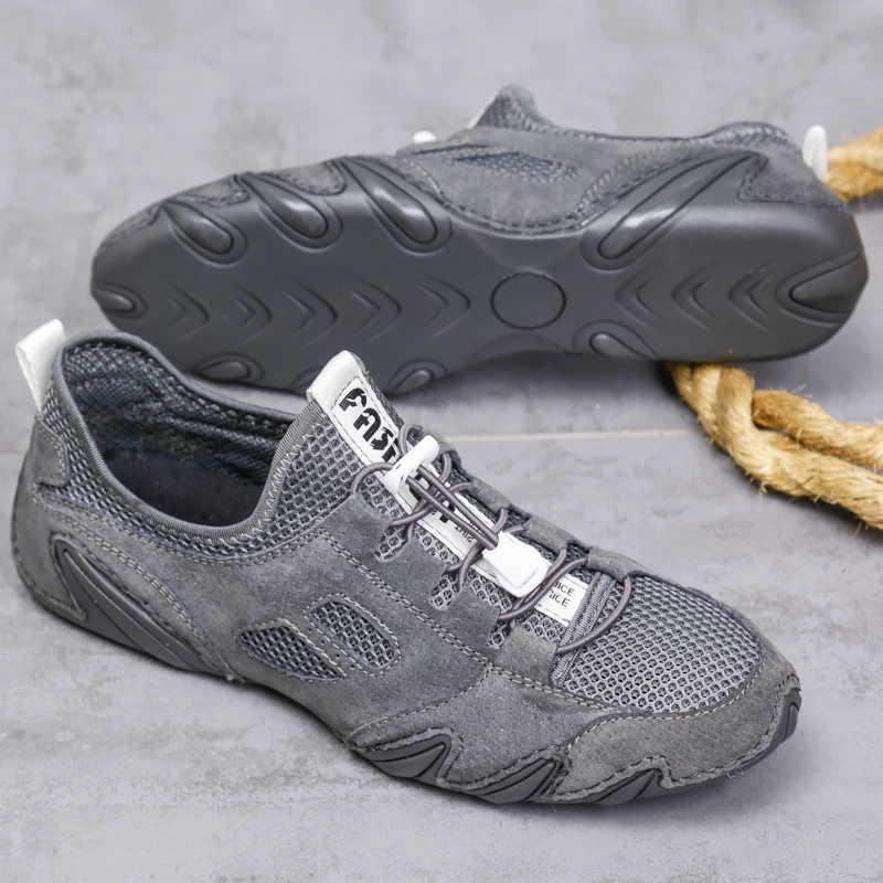 

Летние мужские сандалии 2020, 39, водонепроницаемая обувь для пеших прогулок, сандалии, сетчатые Дышащие трикотажные сандалии без шнуровки для...