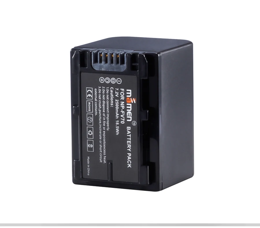 Mamen 3 шт. NP-FV70 NP FV70 NPFV70 Замена Цифровой Li аккумулятор+ одно зарядное устройство для sony HDR-CX230 CX150E CX170 CX300 Z1