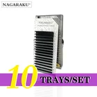 Ресницы Накладные из норки, 7-15 рядов, 10 шт.партия