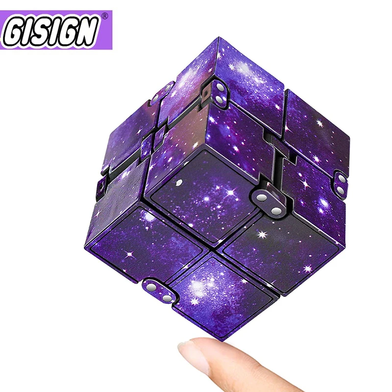 

2021 Antistress Infinite Cube Infinity Magic Hand Office Flip Cubic Puzzle Anti Stress Reliever Autism Toys Relax for Adults