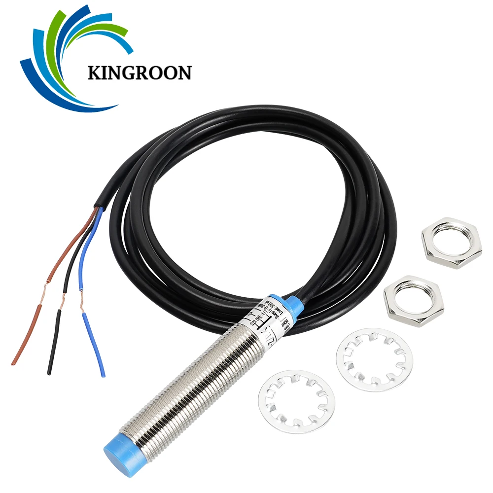 : KINGROON LJ12A3 4 ZBX индуктивный датчик близости DC5V 3 провод 2 мм для 3D принтер Z зонд Авто