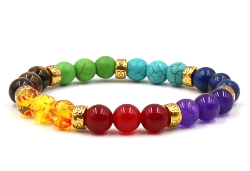 

8 мм xg34 различные цвета радуги эластичный камень из натуральной лавы бусины агат, оникс браслет Будды Бирюзовый украшение из темно-синего ла...