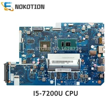 NOKOTION Laptop Motherboard For Lenovo ideapad 110-17IKB V110-17IKB 17.3 SR2ZU I5-7200U CPU DDR4 DG710 NM-B031 5B20M56285