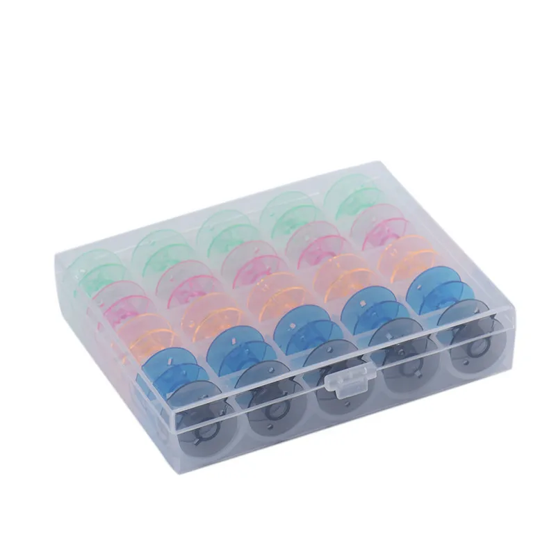 25 шт. разноцветные пластиковые шпули|bobbins plastic|plastic sewing machine bobbinssewing shuttle |