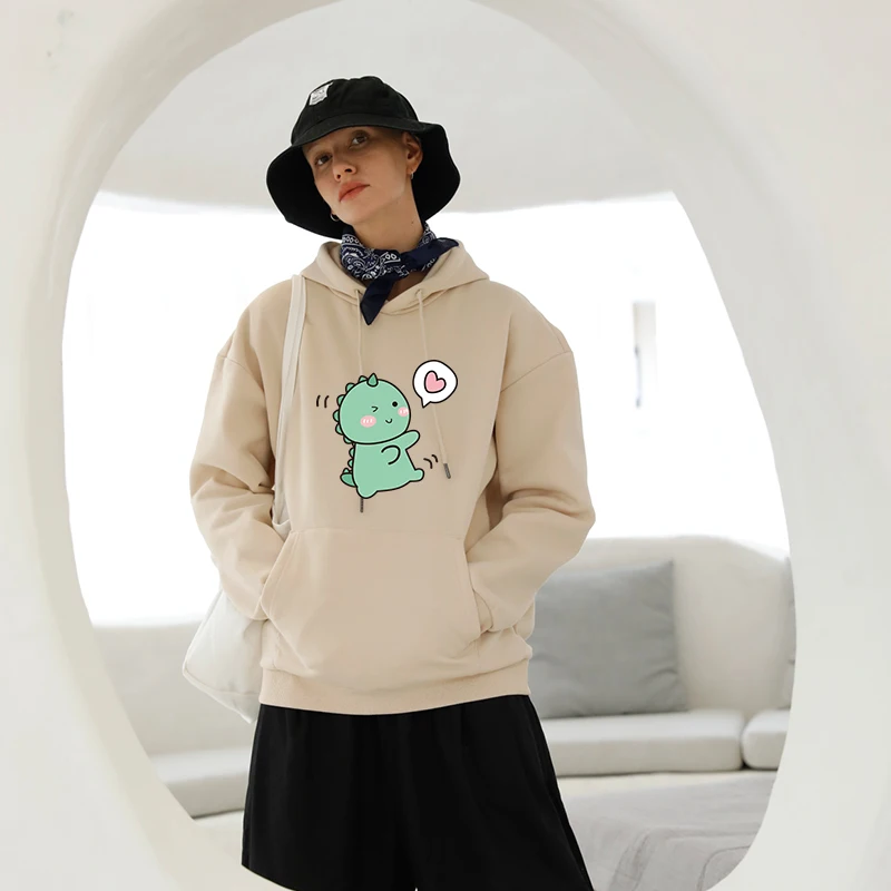 Осенний женский и мужской свитшот с капюшоном модель 2021 года |