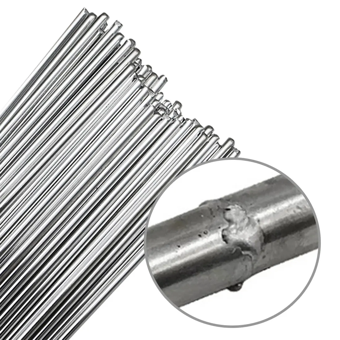 

Aluminium Welding Rods Low Temperature Brazing Corrosion Resistant TIG Welding 1.6mm*50cm Welding Rod 300° Melting point
