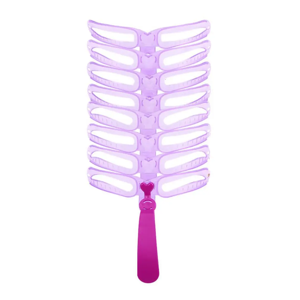 Портативный Трафарет для формирования бровей 8 видов направляющий трафарет