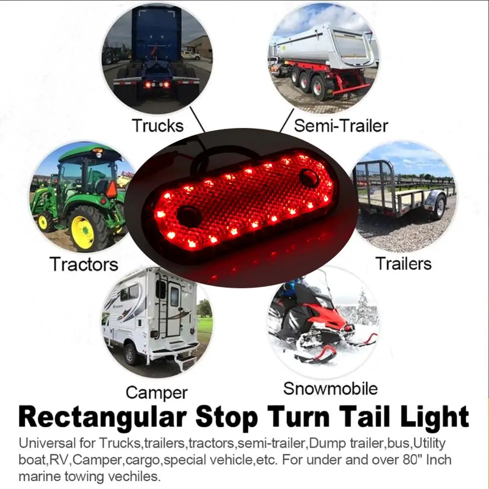 Автомобильный указатель поворота Трейлер задний светильник 20 светодиодный Mark