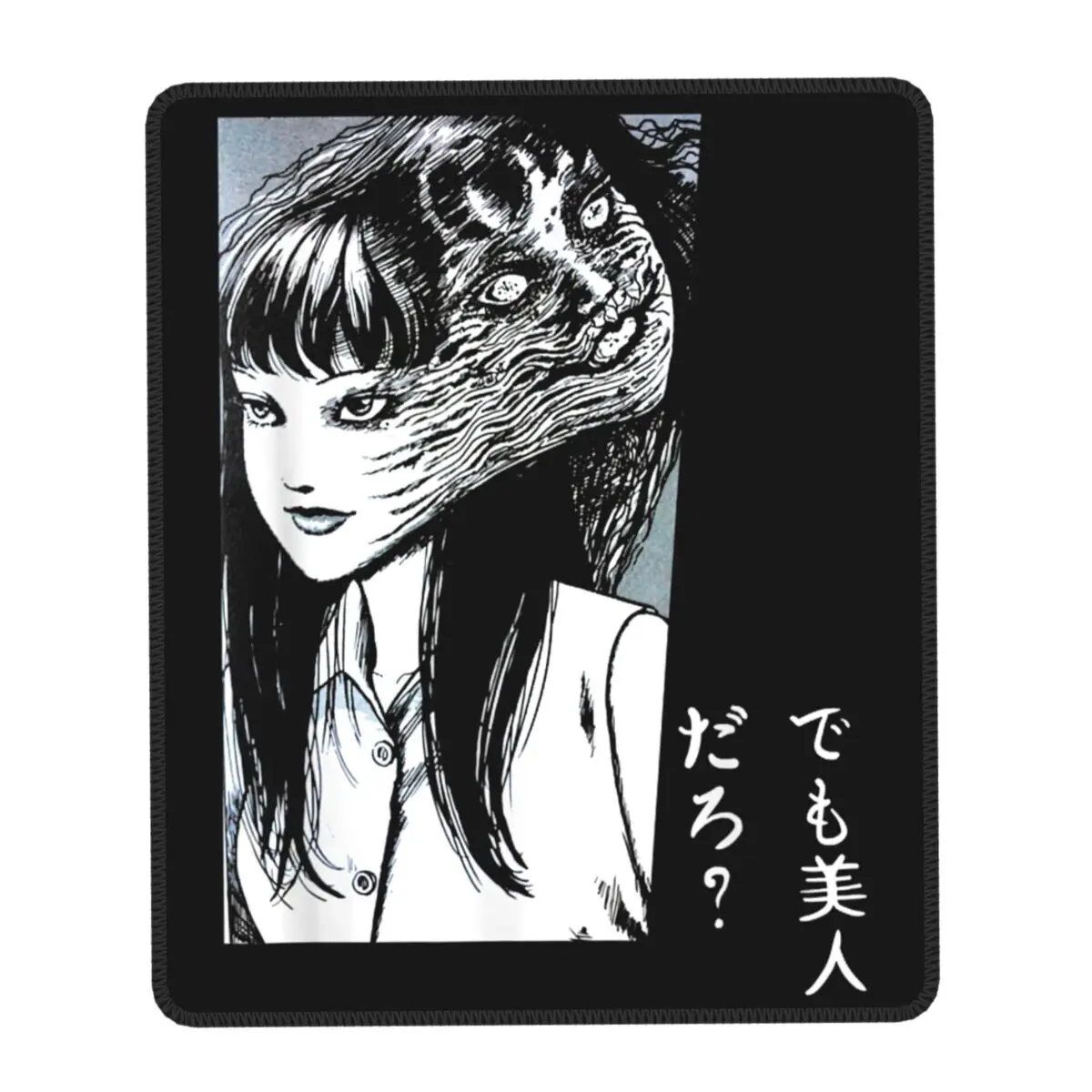 

Tomie Junji Ito Gaming Mouse Pad Non Slip Rubber Mousepad Horror Manga Uzumaki Laptop Computer Desk Mat PC Table Decor Cover