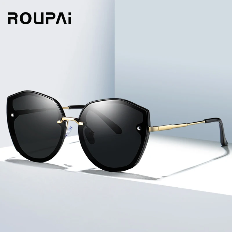 

ROUPAI anti-ultraviolet rays polaroid glasses women fashion Street shooting glasses outdoor drive hike wyewear polaroid glasses