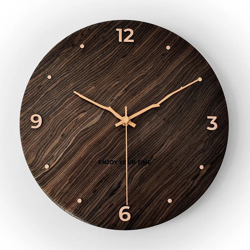 

Creative wooden wall clock Nordic living room clock decoration clocks wall home decor living room
