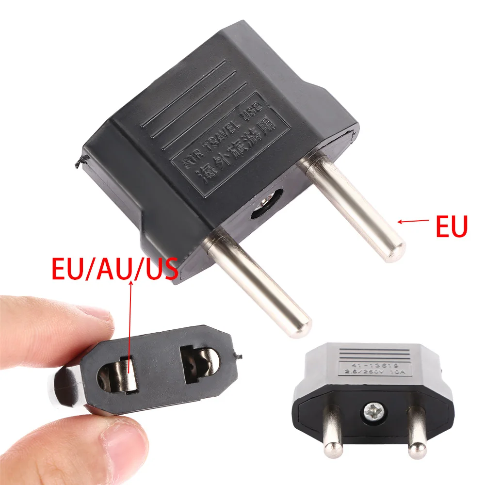 Universal Charging Convertor Travel Household 220V 2 holes 5A EU Dual-use Transform Plug Socket Adapter | Электроника
