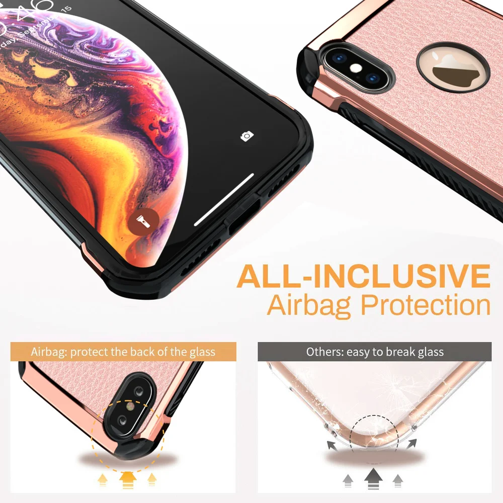 L-FADNUT сверхмощный защитный чехол для iPhone Xr X Xs Max Мягкий силикон и PC бампер задняя