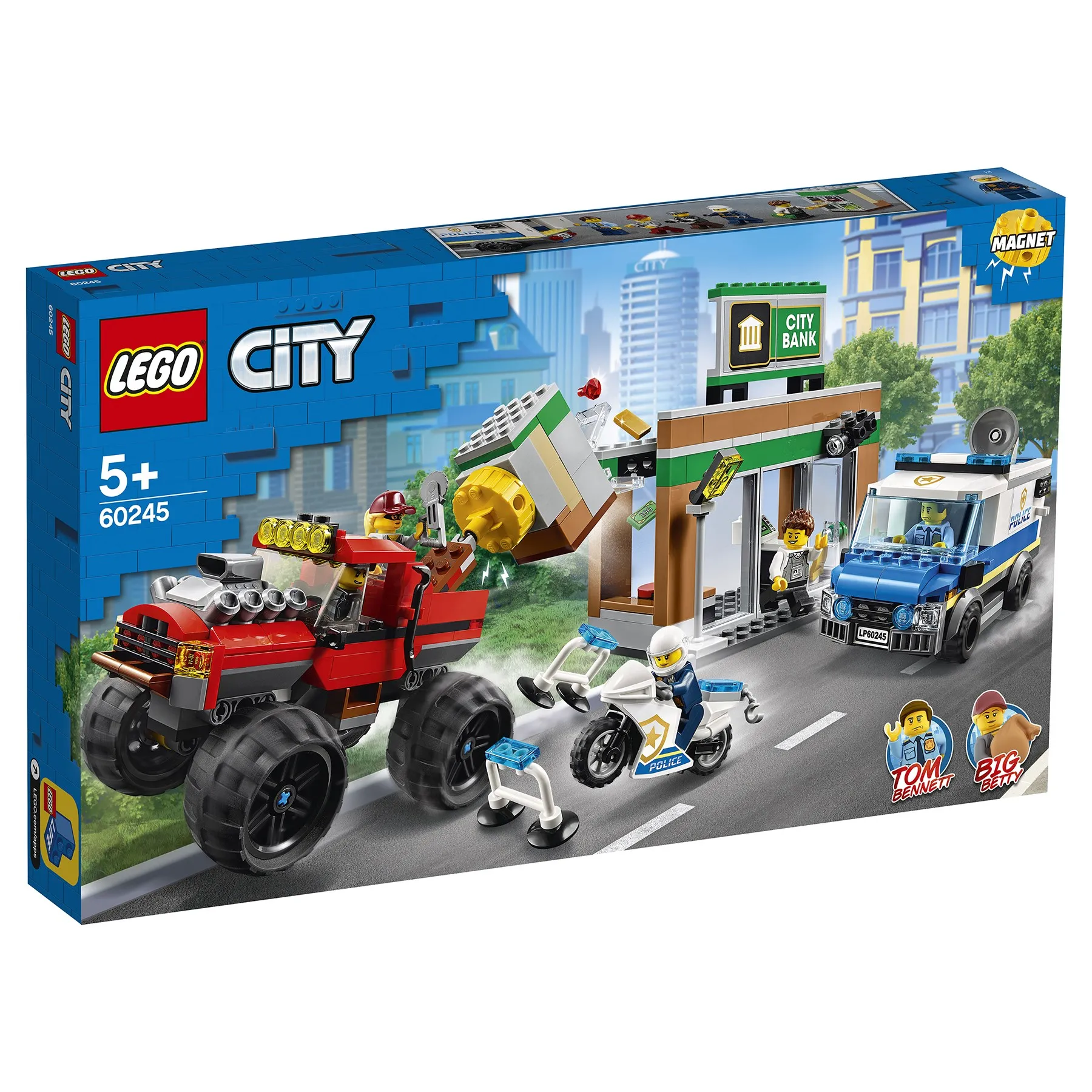 Конструктор LEGO City Police 60245 Ограбление полицейского монстр-трака | Игрушки и хобби