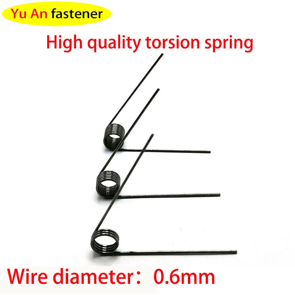 V-Spring, 0.6 Wire Diameter Torsion Small Torsion Spring, Hairpin Spring, 180/120/90/60 Degree Torsion Torsion Spring,  10pcs