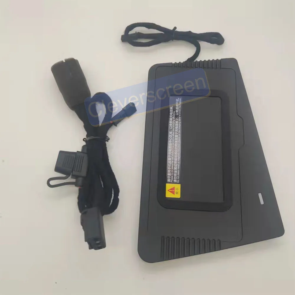 wireless charger for audi q3a3 2019 2021 cordless charging board armrest box phone holder for iphone charge case free global shipping