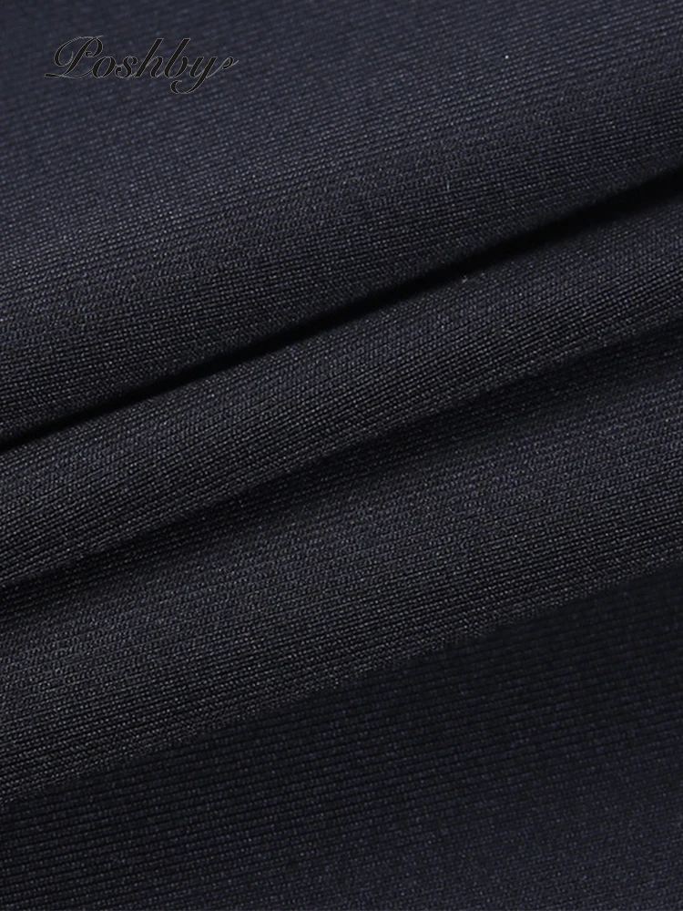 

Poshby 2020 Sleeveless Female Outfits Sexy Club Women Elegant Rompers Autumn High Waist Stacked Jumpsuits Lady Solid Overalls