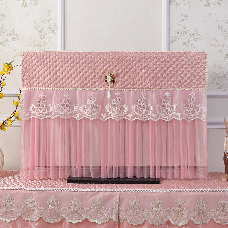 high end dustproof tv set cover home textile lcd tv screen protector fit for 32 inch to 65 inch tv free global shipping