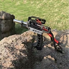 Рогатка для охоты на открытом воздухе с резиновой лентой, стрелка из нержавеющей стали, семейная Рыболовная катушка, составной лук, катапульта