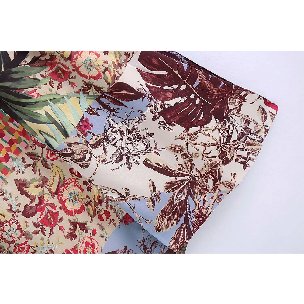 

2021 Summer Blouses Women elegant Casual Fashion Chic Lady Loose Floral Vintage Blouses Women Kimono blouses femme