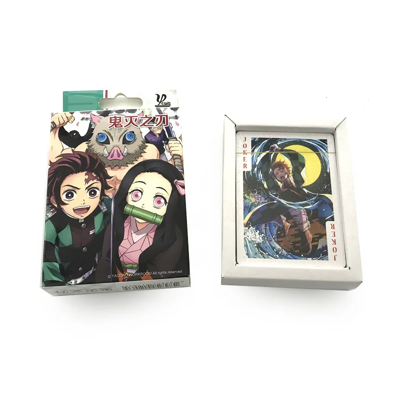 Карточки для Покера из аниме рассекающий демонов Kimetsu no Yaiba колода с персонажами