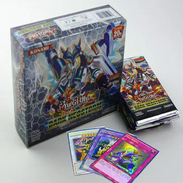 Yu gi oh 100 шт набор коробка Голографическая карта yu gi oh Аниме игровая коллекция детские игрушки для мальчиков - Цвет: h
