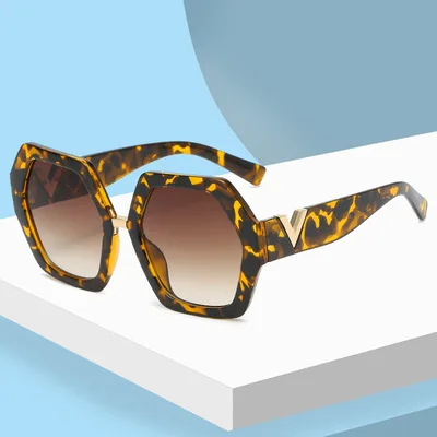 

Polygonal Sunglasses For Couples Lover Leisure Sunglasses Sunshade Mirror European And American Street Shooting 2021 Multicolor