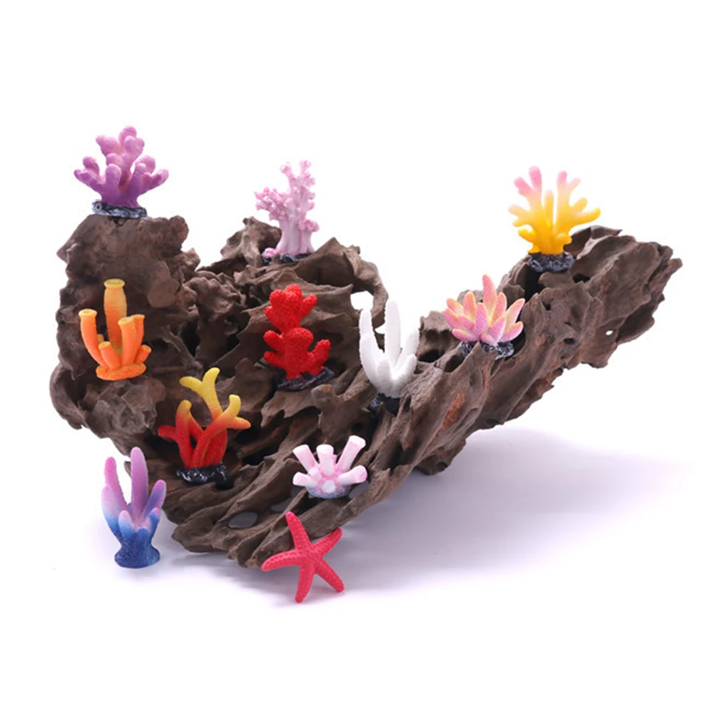 1PC Home Decoration DIY Microlandschaft Coral Artificial Starfish Aquariums Fish Tank High Quality Ornaments Resion Landscape | Дом и сад